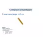Cornière de protection des angles- PVC jaune, longueur 1,15m