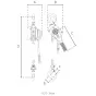 Palan à levier  PREMIUM - DELTA RED - CMU : 800kg à 9T - Levée 1,5m ou 3m Visuel 9