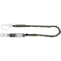 Longe en sangle élastique 2 m -- Absorbeur d’énergie et mousquetons (