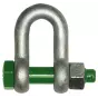 Manille droite boulonnée goupillée G-4153 - GREEN PIN - CMU de 2T à 55T Visuel 1