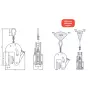 Pince de levage vertical non marquante - REMA CNM- CMU de 0.5T a 3T- Plusieurs Ouvertures  de 1 a 60mm Visuel 2