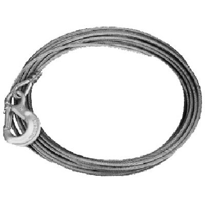 Câble Treuil Acier Inoxydable 4mm X 12m - Résistance 2000 Lb - Galvanisé Pour Extérieur