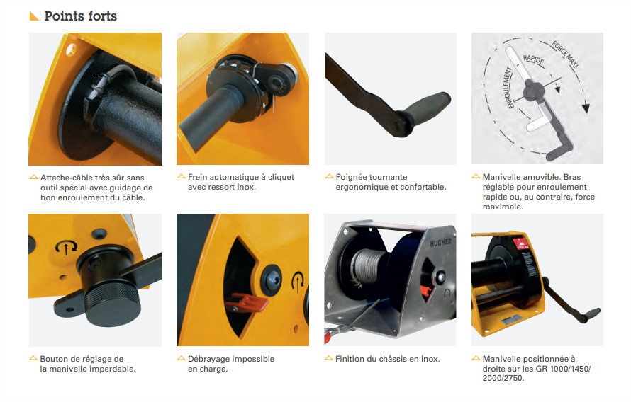 Treuil manuel Manibox VS, Treuils de tirage et levage